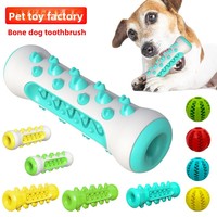 Jouet à mâcher pour chien en TPR résistant aux morsures, bâton à mâcher pour chiens de petite/moyenne taille avec design Teddy Golden Hair