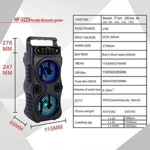 Nhà máy trực tiếp bán loa <span class=keywords><strong>bluetooth</strong></span> hiệu ứng ánh sáng khối lượng lớn xếp hàng âm thanh xách tay nhỏ nhỏ cầm tay Loa ngoài trời - Product Image 5