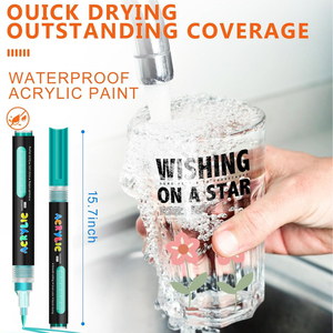 Set di Pennarelli Artistici Opachi Avanzati, Inchiostro Impermeabile Non Sbiadisce, per Studenti Professionisti, Graffiti, Illustrazioni, Lavori Non Cancellabili - Product Image 4