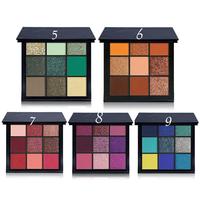 Palette de fards à paupières, maquillage irisé orange, 9 couleurs, produit de qualité supérieure, bon marché, vente en gros