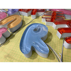 Lettre publicitaire extérieure personnalisée en acrylique 3D avec éclairage LED étanche pour les entreprises - Product Image 5