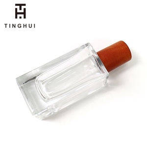 Popular Empty Luxury <b>30ml</b> 35ml 50ml 100ml clear square Thick Bottom Glass <b>Perfume</b> Spray <b>Bottle</b> Parfum <b>Bottle</b> with logo - Product Image 2