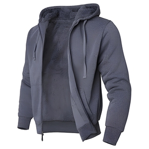 เสื้อฮู้ดดี้สตรีทแวร์ผู้ชายคุณภาพสูง ผ้าฝ้าย 100% สีและขนาดตามสั่ง รับผลิตเสื้อผ้าแบบ OEM ขายส่ง - Product Image 1