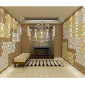 Mềm nền nghệ thuật 3D Da Tấm tường Tính năng tường - Product Image 3