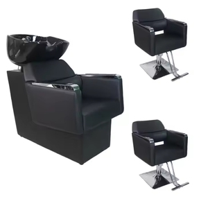 Hot Sale Hair Salon Color Custom Comfortable Massage Furniture Head Spa Shampoo Chair Washing <b>Bed</b> With Bowl - Product Image 1