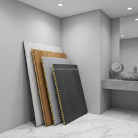 Panel Plafon PVC Tahan Air dan Api, Struktur Berongga, Ringan, untuk Dekorasi Interior Rumah Modern