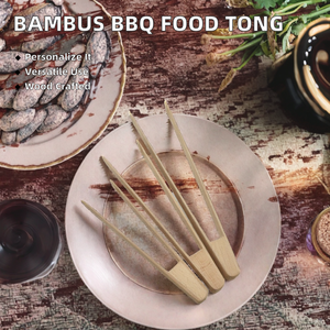 Ustensile de service alimentaire <span class=keywords><strong>en</strong></span> <span class=keywords><strong>bois</strong></span> personnalisé-<span class=keywords><strong>Mini</strong></span> pince à pain plat pour la cuisine BBQ Pince à épiler multi-usage <span class=keywords><strong>Mini</strong></span> pince à pain plat pour la cuisine - Product Image 3