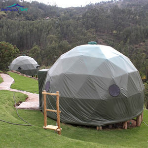 Tente dôme géodésique de luxe pour le glamping tente sphérique préfabriquée extérieure hôtel jardin événement éco abri de glamping - Product Image 5