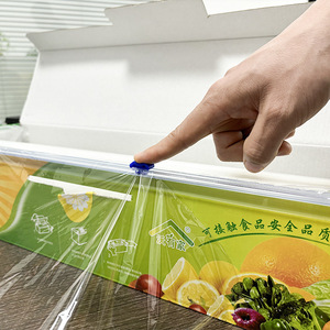 Film plastique jetable, sac de conservation alimentaire de qualité alimentaire pour la maison, avec ouverture élastique, style bonnet de douche. - Product Image 3