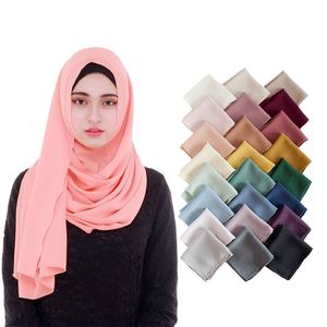 Foulard pour dames turques Foulard respirant et durable pour foulard musulman en soie pure - Product Image 2