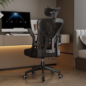 Office <b>Chair</b> Ergonomic Adjustable Swivel <b>Chair</b> With Headrest For Home Office <b>Study</b> Room - Product Image 3