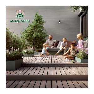 مفاجأة ترويج السعر تصميم عصري جديد منزل صديق للجلد مقاوم للماء ديكور صوفي Coextrusion decking - Product Image 1