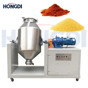 Trống với Side Tủ Mixer thực phẩm bột Mixer gia vị thép không gỉ đôi Cone Mixer