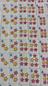 Color Crush <b>Mahjong</b> Tiles Pop Art Cartoon Rainbow Acrylic Game <b>Set</b> Custom Design Gift Tabletop Play - Product Image 3