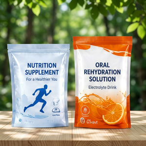 Sachet plastique pour emballage nutritionnel et sachet plastique laminé refermable pour réhydratation orale - Product Image 4
