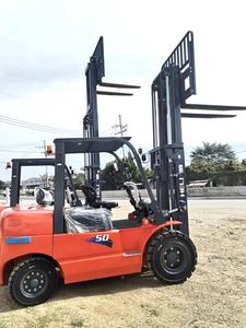 โรงงานรับรองมาตรฐาน CE EAC SASO ขายตรงรถยก HELI 50 ขนาด 3-5 ตัน พร้อมเครื่องยนต์และปั๊มมือสองแท้ สำหรับตรวจสอบผ่านวิดีโอ - Product Image 3