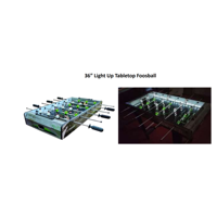 Table de football miniature en bois pour bébé avec LED, jeu de baby-foot d'intérieur, jouet de football de table