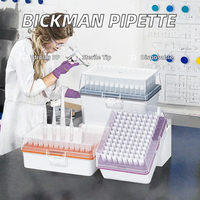 Embouts de pipette jetables réglables en PP, élément filtrant stérile, tête d'aspiration de micropipette, emballés en sachet, garantie 3 ans pour laboratoire