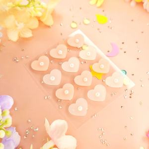 Patch Jerawat Hidrokoloid Kustom Grosir 12 Patch Jerawat dengan Mutiara untuk Penghilang Komedo Penutup Jerawat Perawatan Jerawat - Product Image 2