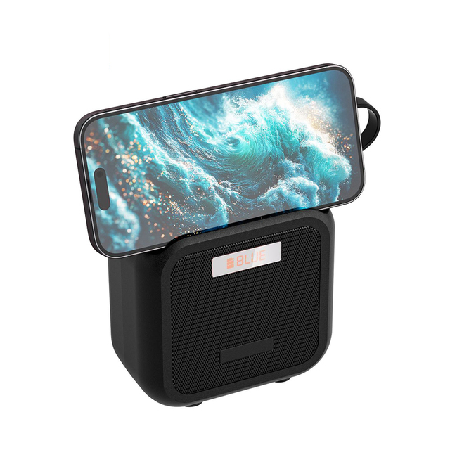 Creative stereo woofer Blue tooth Speaker portable display screen solar powered outdoor Speaker