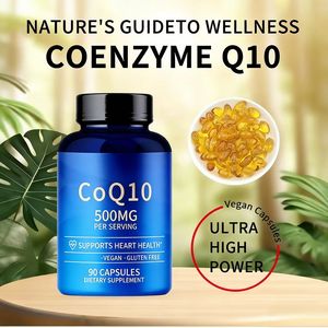 <span class=keywords><strong>Coenzyme</strong></span> Q10 OEM 200 mg en capsules, végétalien, pour la santé cardiaque et l'énergie, usage adulte, 60/90/120 unités - Product Image 4