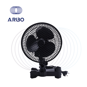 Portable 8 pouces Clip ventilateur forte pince poignée Durable PE matériel Double couche intérieur plantation tentes petites serres agricoles - Product Image 1