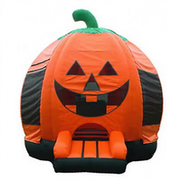Maison gonflable géante hantée de citrouille d'Halloween Moonwalk Commercial Bouncing Bouncer Jumper Gonflable Bouncy House