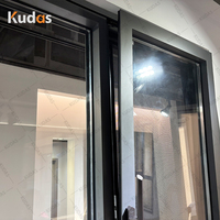 Ventana Corredera Horizontal de Aluminio con Rotura de Puente Térmico, Personalizada, con Mosquitera y Doble Acristalamiento
