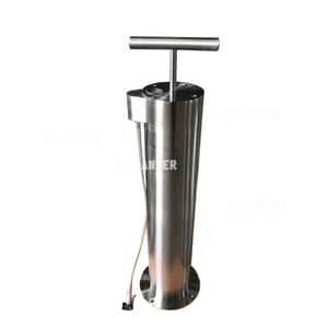 Bicycle pump station outdoor rated stainless steel bike air pump for public - Product Image 1