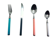 Ensemble de 24 cuillères à soupe en acier inoxydable de qualité supérieure, design classique, finition miroir, lavables au lave-vaisselle, réutilisables, pour les fêtes