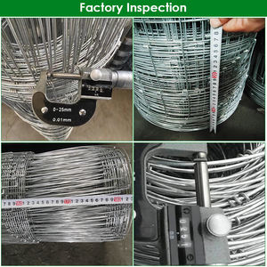 גדר שדה חווה 2.5 מ "מ מרובע עיצוב קשר מרובעים הגדר פלדה מגולוון עבור מרעה ושדות חקלאיות - Product Image 2