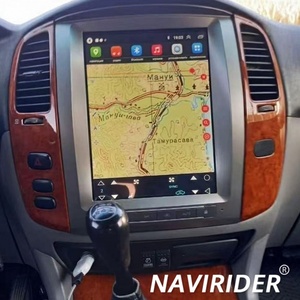 Radio de Coche Portátil con Pantalla Táctil Android 15 de 12.1 Pulgadas para Land Cruiser 100 LC100 Lexus LX470 2003-2007, 256GB, GPS, Multimedia - Product Image 1
