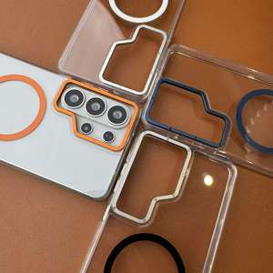 Funda Magnética Transparente para Samsung S26 Ultra - TPU+PC, Carga Inalámbrica Qi2.2 de 25W, Anillo Metálico para Lente, Resistente a Golpes - Product Image 6