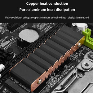 Кулер TISHRIC S80-T для <span class=keywords><strong>M</strong></span>.2 2280 SSD, медный радиатор с высокой эффективностью отвода тепла для игровых ПК, офисных и настольных компьютеров DIY - Product Image 2