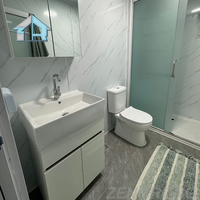 Conteneur modulaire préfabriqué pliable et extensible de 40 pieds, luxueux, respirant et moderne, pour logement d'appoint, bureau mobile ou usage en station balnéaire