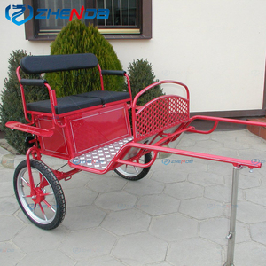 Carrito de caballo de poni de 2 ruedas, carrito de caballo clásico de Shanghai - Product Image 3