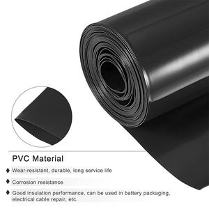 Tubo Termocontraíble de PVC Negro de 125 mm de Ancho y 0.15 mm de Grosor, Retardante de Llama, Cubierta para Batería de Litio, Materiales de Aislamiento - Product Image 3