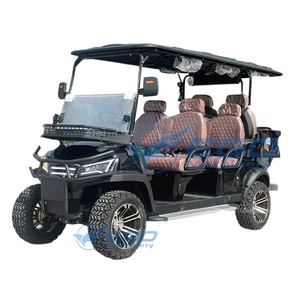 รถกอล์ฟไฟฟ้า6ที่นั่งรถกอล์ฟแบบวินเทจล้อรถและยางรถกอล์ฟ - Product Image 5