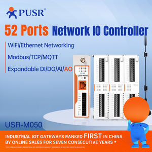 PUSR 52端口远程IO控制器双频WiFi以太网Modbus/Json可扩展网络IO USR-M050 - Product Image 3