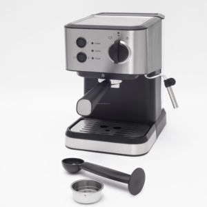 <span class=keywords><strong>Cafetera</strong></span> <span class=keywords><strong>Italiana</strong></span> Manual de <span class=keywords><strong>Acero</strong></span> <span class=keywords><strong>Inoxidable</strong></span> Thema de 20 Bares de Alta Presión para Capuchino y Espresso con Espumador de Leche - Product Image 4