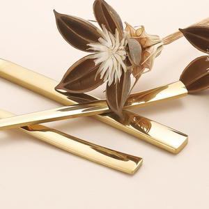 Set di <span class=keywords><strong>posate</strong></span> in acciaio inossidabile 24 pezzi in <span class=keywords><strong>oro</strong></span> reale, <span class=keywords><strong>servizio</strong></span> di nozze ecologico per 6, che include forchetta con cucchiaio da coltello - Product Image 6