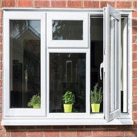 Fenêtres en PVC Maplemiles 40x40 Fenêtres en PVC à double vitrage Fenêtres à battants en PVC pour la maison