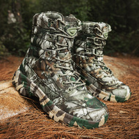 Vente en gros de bottes de chasse hautes de plein air pour hommes chaussures de randonnée imperméables bottes tactiques de travail du désert
