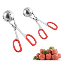 Pembuat Bakso Stainless Steel & Penjepit - Alat Dapur Ramah Lingkungan untuk Bakso Daging & Ikan
