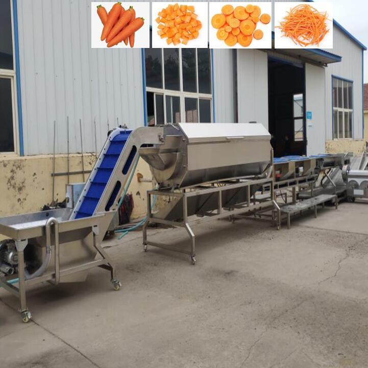 Potato Peeling Cutting Machine with Motor