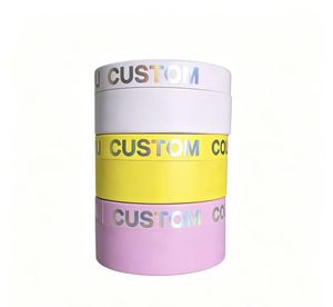 Custom Cosmetic Packaging Cylinder Box Laser Hot Stamping Logo Recyclable Paper Tube - Product Image 4