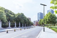 Éclairage solaire intelligent pour l'extérieur 18000LM, LED tout-en-un, détecteur de mouvement et télécommande, adapté aux zones urbaines