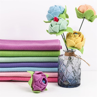 Feuille de tissu en feutre doux 8 "x 35" 12 couleurs assorties de la série Macarone pour bricolage artisanat couture carrés Patchwork non tissé