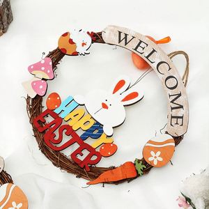 <span class=keywords><strong>Pâques</strong></span> <span class=keywords><strong>2023</strong></span> Décoration Joyeuses <span class=keywords><strong>Pâques</strong></span> Pendentif Mur Porte En Bois Signe De Bienvenue <span class=keywords><strong>Pâques</strong></span> Intérieur Décorations Extérieures - Product Image 5