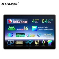 Monitor de Reposacabezas de 14 Pulgadas para BMW Serie 5/X5/X6/X7, Android 16 Qualcomm 662, 4+64GB, QLED, Entrada 4G HD, Modo Retrato, CE-XTRONS